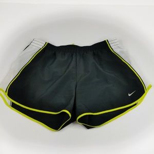 NIKE ▪ Running Shorts , charcoal/white/lime, EUC